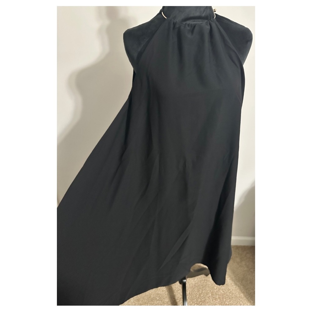 Elegant Black Halter Dress